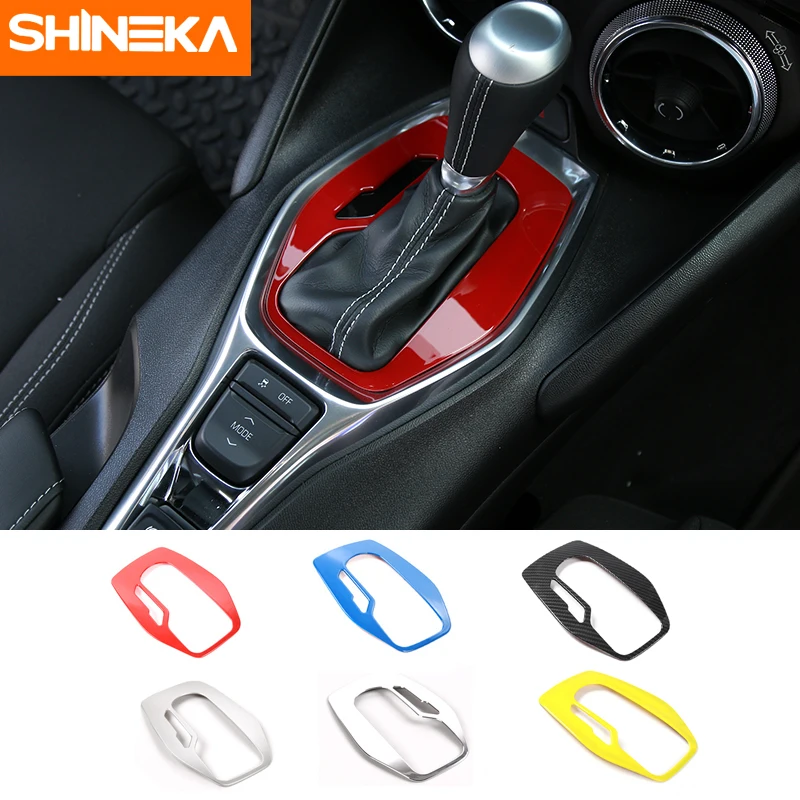 SHINEKA Car Styling ABS font b Interior b font Gear Panel Trim Shift Decorative Cover for