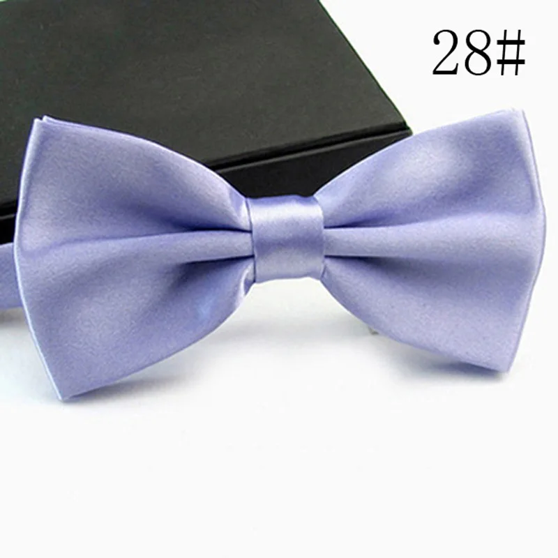 Мужской галстук-бабочка, свадебный платок, формальный атласный классический однотонный галстук-бабочка, модный квадратный Карманный Подарочный стиль, галстук-бабочка, галстук, Новинка - Цвет: Men light purple