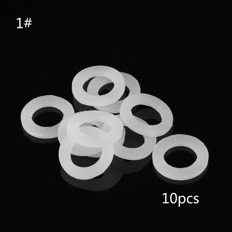 

10pcs Bellows Pipe Seal Rings Hose Washers Water Silicone Gasket 1/2" 3/4" 1