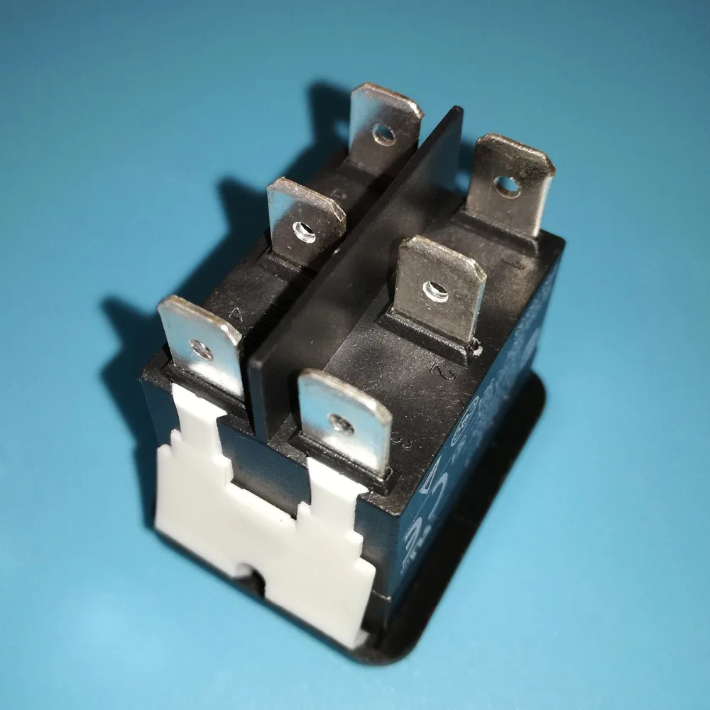 KEDU HY12-9-3 6Pins Industrial Electric Rocker Switch 125V Pushbutton 