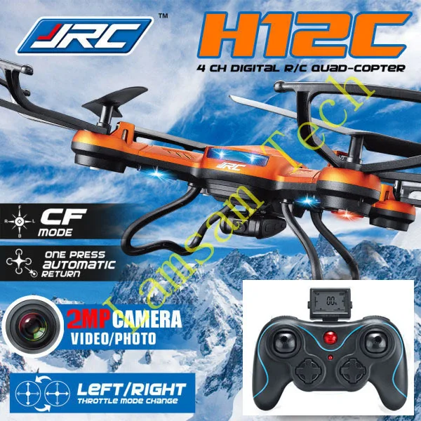 Профессиональный Квадрокоптер JJRC H12C большой RC пульт дистанционного управления квадрокоптером вертолет CF режим Дрон с камерой 2MP или без camare