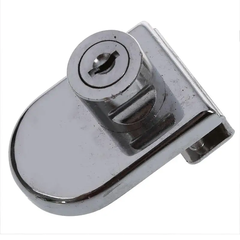 

NEW Showcase Display Cabinet Glass Door Lock Replacement with 2 Keys