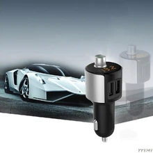 5M JL 2 1 Bluetooth Car Kit FM Transmitter Wireless MP3 Player Radio Adapter USB Charger