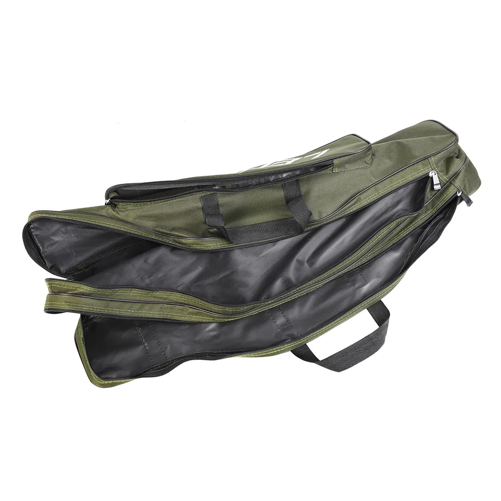 Fishing Pole Rod Reel Storage Bag Case Carrier Tool Oxford Foldable Tackle Shoulder Strap FK88