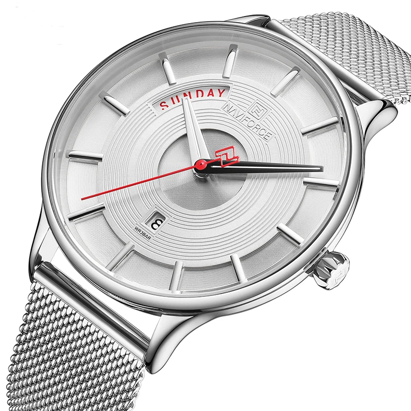 

NAVIFORCE Top Brand Luxury Mens Fashion Casual Watches Auto Date Waterproof Ultra thin Quartz Wristwatch Clock Relogio Masculino