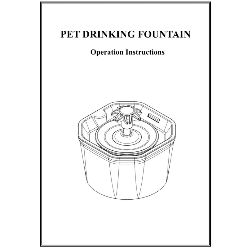 1.6L Automatic New Pet Water Dispenser Auto Drinking Device Fountain Electric Dog Cat Water Feeder Funny Silent Mute With Mat