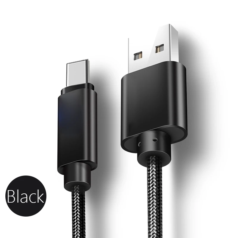 2.4A кабель usb type-C быстрое зарядное устройство USBC 3,0 3,1 кабель синхронизации данных type C кабель для samsung huawei XiaoMi телефон usb зарядный шнур