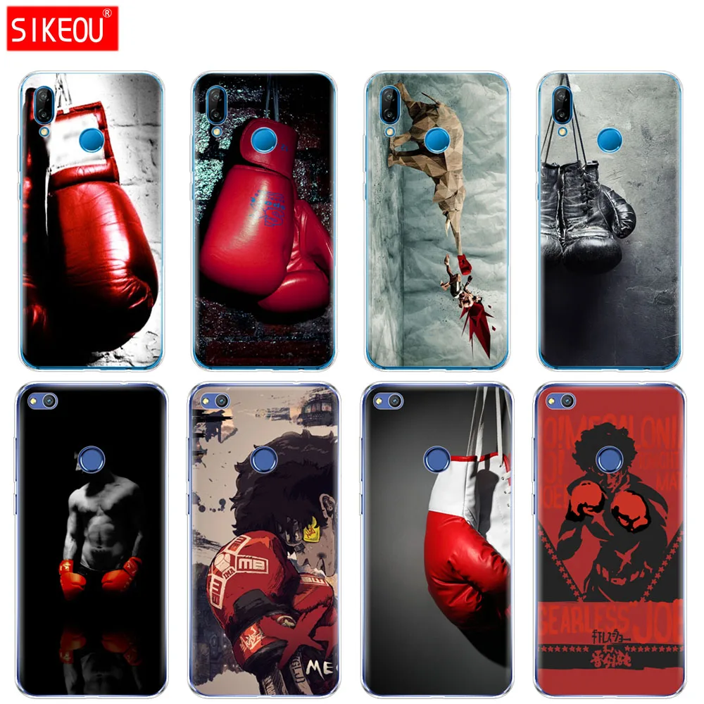 Силиконовый чехол для телефона Huawei P20 P7 P8 P9 P10 Lite Plus Pro 2017 P Smart Muay Thai Fight Boxing |
