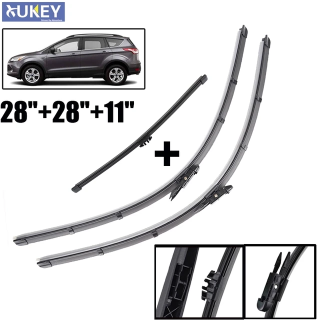Misima Windshield Wiper Blades Set Windscreen Fit For 2017 Ford Misima Windshield Wiper Blades Set Windscreen Fit For 2017 Ford Kuga Escape Front Rear
