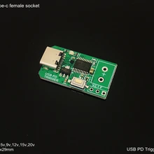 Usb type-c PD Быстрая зарядка декодер детектор флип-флоп опознавательный прибор тестовая плата мастер