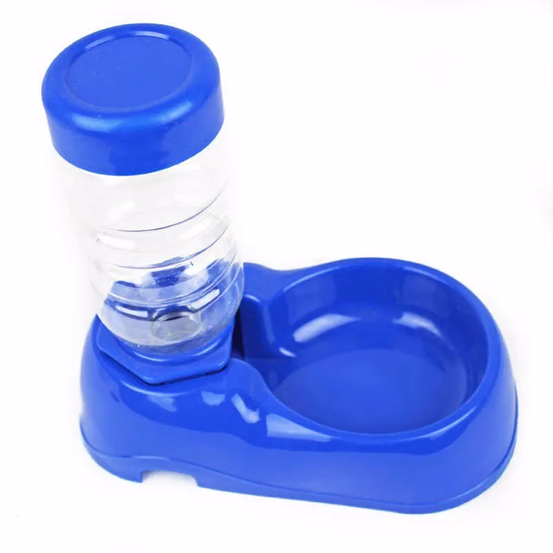 Dog's Pet Puppy Cat Automatic Water Bottles Dispenser Food Dish Bowl