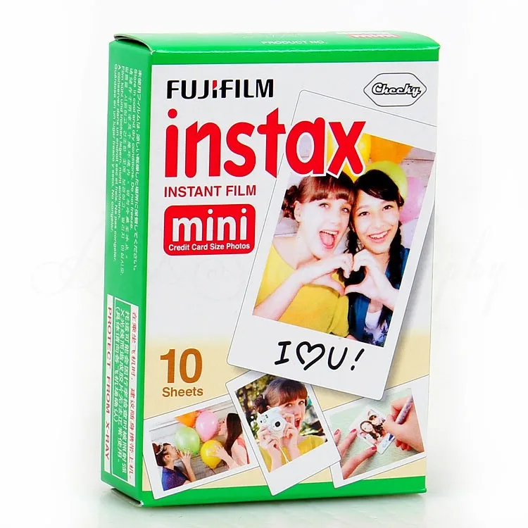 Fujifilm Fuji Instax Mini 8 Фильм Блан 10 шт. Фото Бумага для Polaroid 7 s 8 90 25 55 Доля СП-1 Мини Мгновенный Камеры