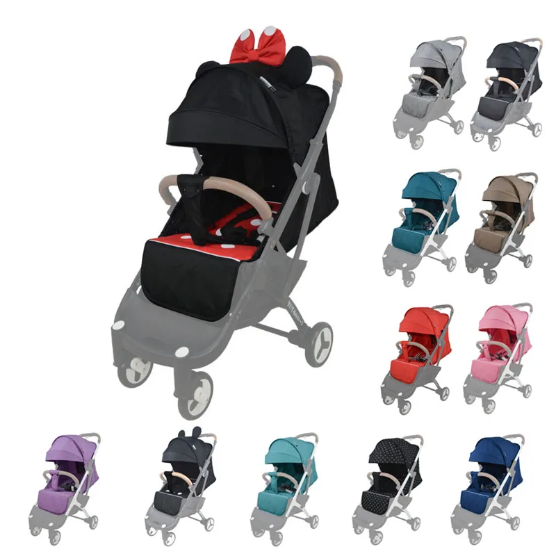 

Yoya plus 2/3/4 Baby stroller seat cushion and sunshade Original stroller accessories Suitable for Yoya PLUS series stroller