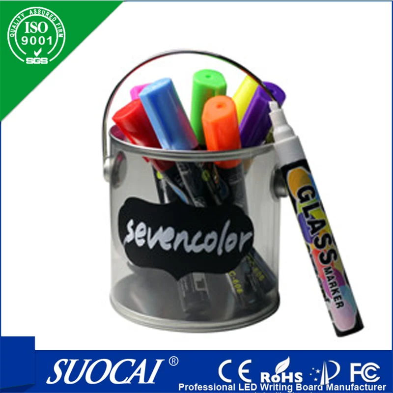 Флуоресцентный маркер SUOCAI диаметр стержня 6 мм 8 штук в коробке|marker posts|pen colormarker board