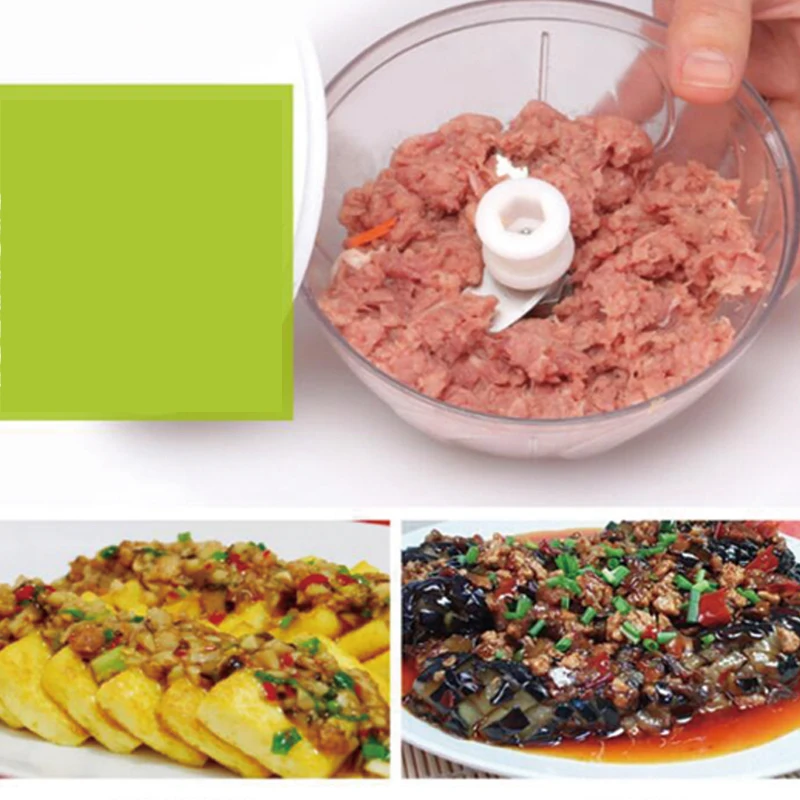 

Manual Food Chopper Household Vegetable Chopper Shredder Multifunction Food Processor Meat Machine Crusher Blender