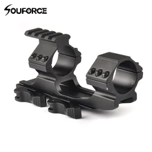 25,4 мм до 30 мм винтовка прицела крепление для 20 мм рельсы Тройная Пикатинни направляющая для прицела крепление быстрый выпуск для прицелов