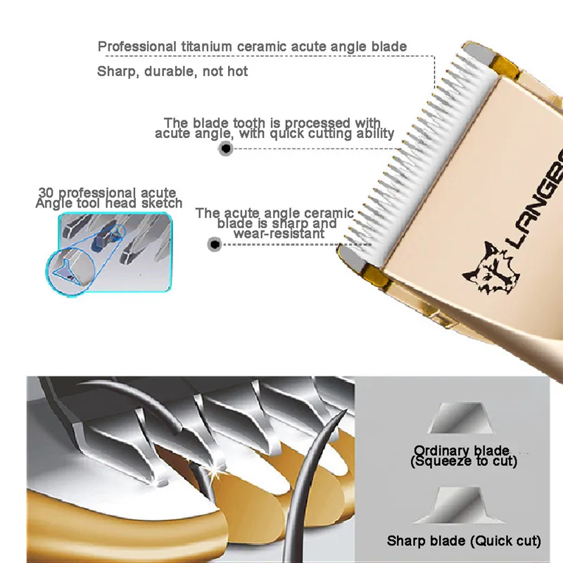 Профессиональная машинка для стрижки кошек и собак, перезаряжаемая электрическая машинка для стрижки собак, набор для стрижки домашних животных, аксессуары для ногтей