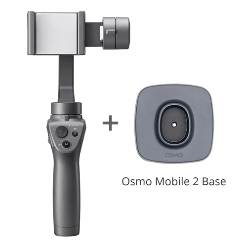 DJI Osmo Mobile 2 Портативный смартфон gimbal легкий дизайн, интеллектуальные функции и долговечный аккумулятор - Цвет: OM2 with Base