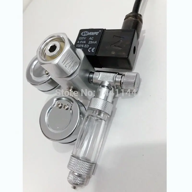 Аквариумный регулятор CO2 W21.8 G5/8 220 В Магнитный соленоидный обратный клапан