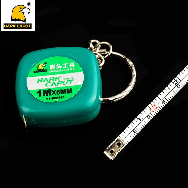 Mini Tape Measure Keychain Retractable 1m Steel Measuring Ruler Retractable 1m Steel Measuring Ruler