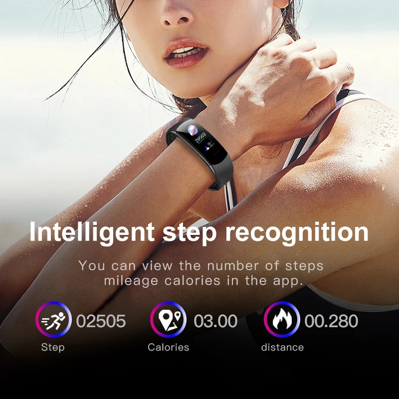 Wearpai C5 умный Браслет приборы для измерения артериального давления браслет