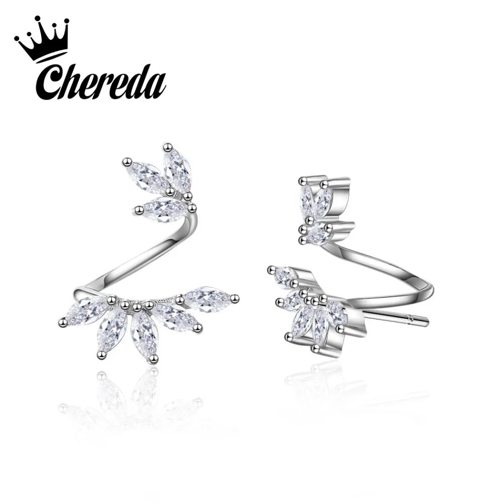 

Chereda Minimalist Silver Color Irregular Stud Earring Religious Earring For Women Ear Piercing Jewelry