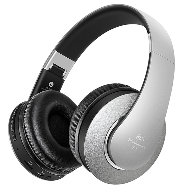  Sound Intone P1 Wireless Bluetooth Headphones Stereo Headset earbuds with Mic Support TF Card FM Radio for iPhone Samsung Xiaomi 