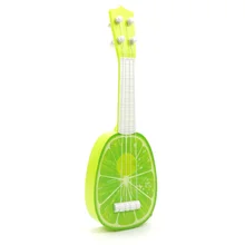 Новейший супер милый детский 4 струны фрукты Стиль гитара музыкальный инструмент укулеле Дети Рождественский подарок игрушка