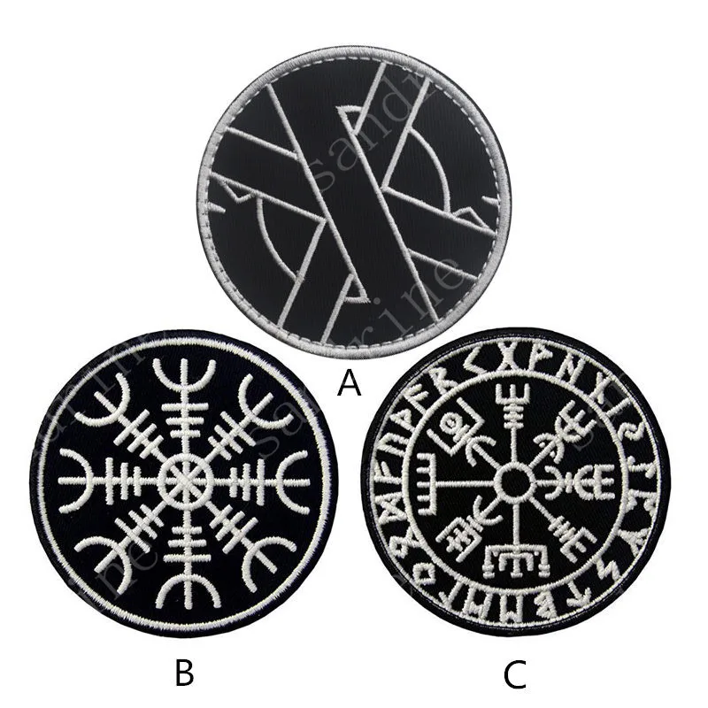 Viking Lunavin Odin Compass грубая военная армия анти войны тактический боевой вышивка