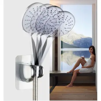 

Wall Mounted Handle Rotatable Adjustable Sprinkler Shower Hose Head Holder Stand Bracket Base