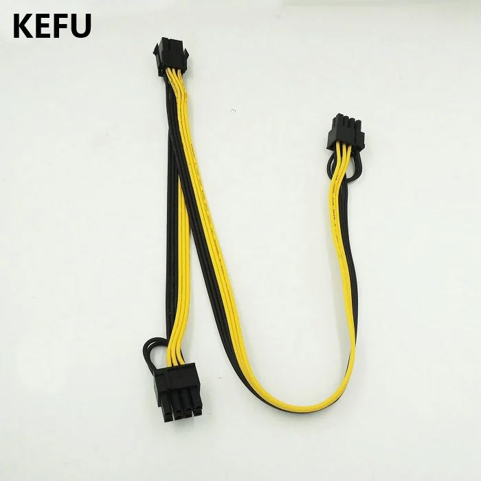 New PCI Express 6pin to 2 X PCI e 8 (6+2) pin Motherboard Images Video Card PCI e Express GPU