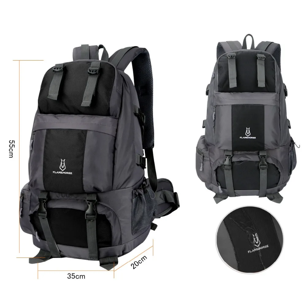 Alpinismo All'aperto Escursione Grande Campeggio Zaini Borsa Rampicante 50l Impermeabile Molle Sport Arrampicata Zaino Di 8FqwTOOR