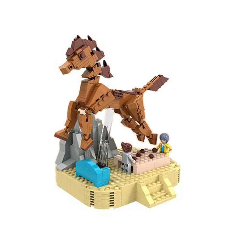 

Horse Model Building Blocks 2 Figures Play Chess DIY Assembled Education Block Toys Hobbies For Kids Christmas Children Gifts