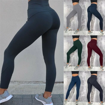 

2019 New Women High Waist Sport Pants Fitness Leggings Gym Fitness Trousers Running Jogging Pants Fashion Casual Pants