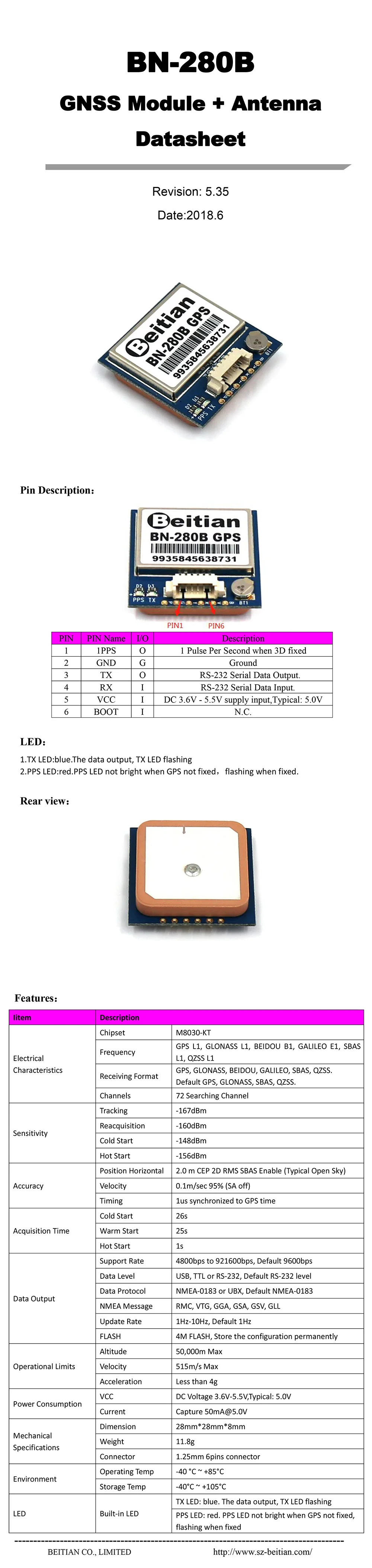 BN-280B-GPS-Module-Datasheet-22-E