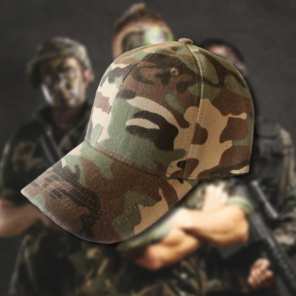 

New Adjustable Military Hunting Fishing Hat Army Baseball Outdoor Cap Popular 2016 Wholesale