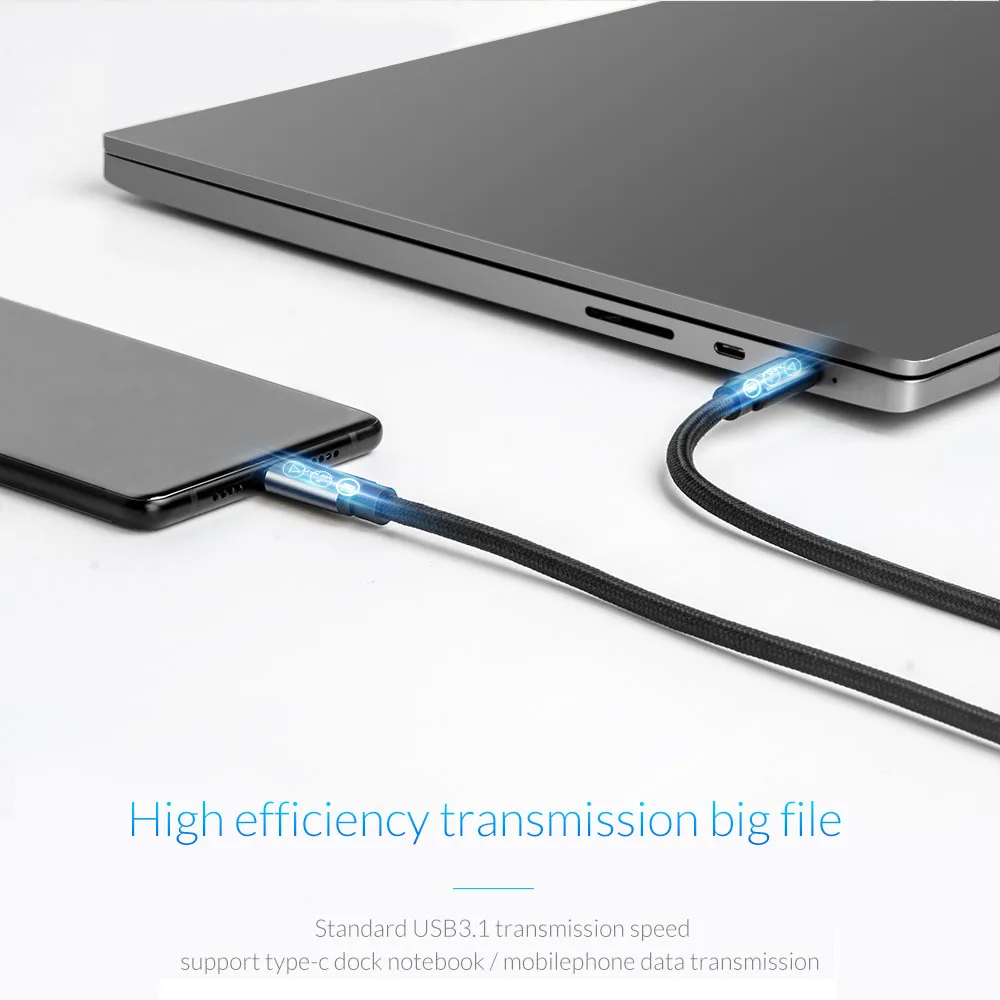 USB кабель Unnlink Type C на 3 1 Gen2 3A 60 Вт QC3.0|Кабели для мобильных телефонов| |