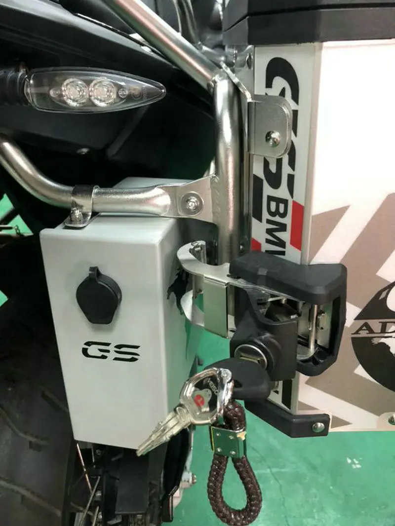 Декоративная алюминиевая коробка для BMW F700GS F800GS 2013 ON Toolbox подходит бокового