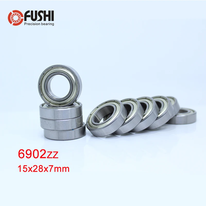 6902ZZ шариковые подшипники тонкие 6902 ZZ (10 шт.) 15x28x7 мм 6902Z 61902 Z|bearing bearing|bearing 6902bearing 10pcs |