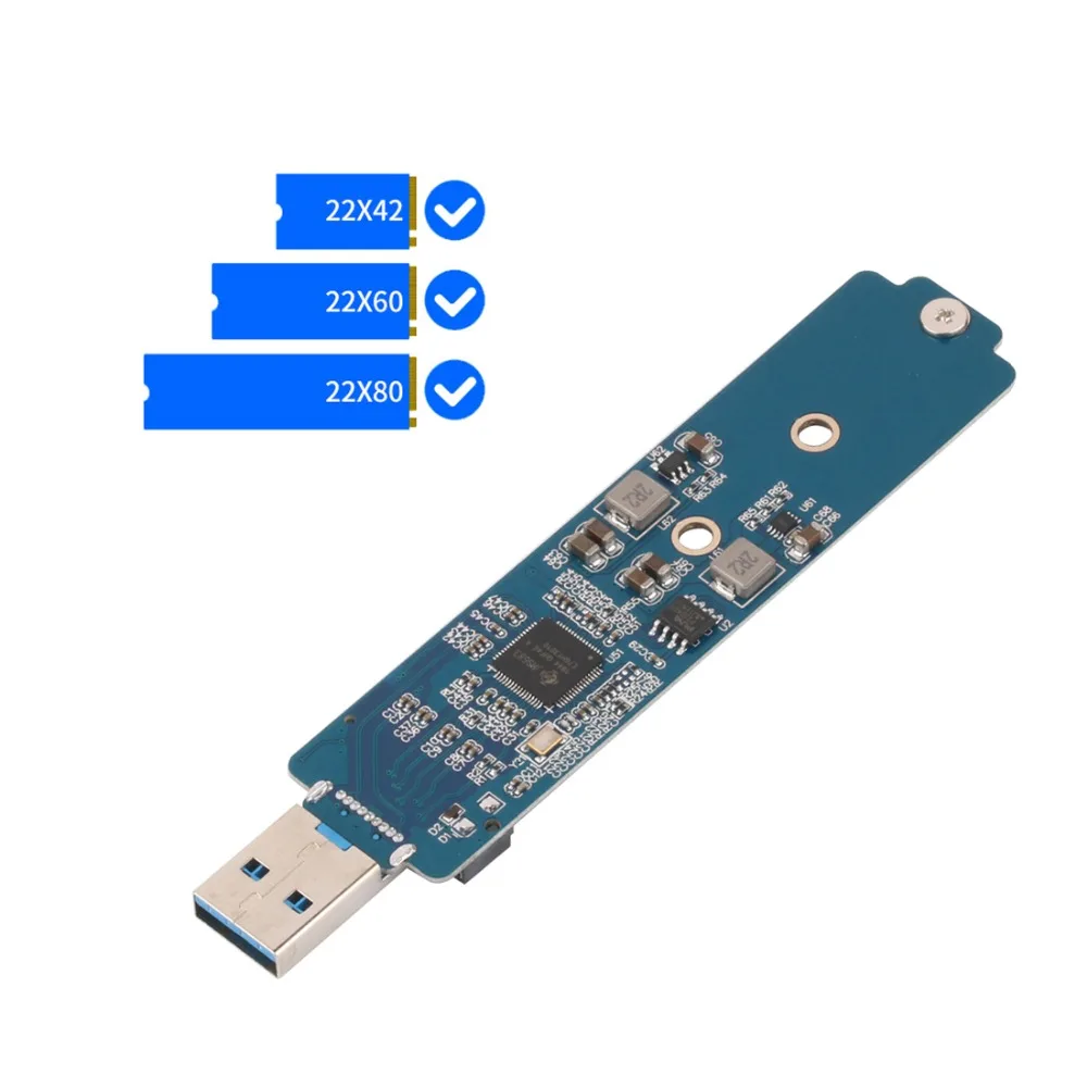 XT-XINTE LM903 USB3.1 на PCI-E NVME M.2 TYPE-A для TYPE-C TYPE-A SSD жесткий диск коробка для 2242/2260/2280 SSD