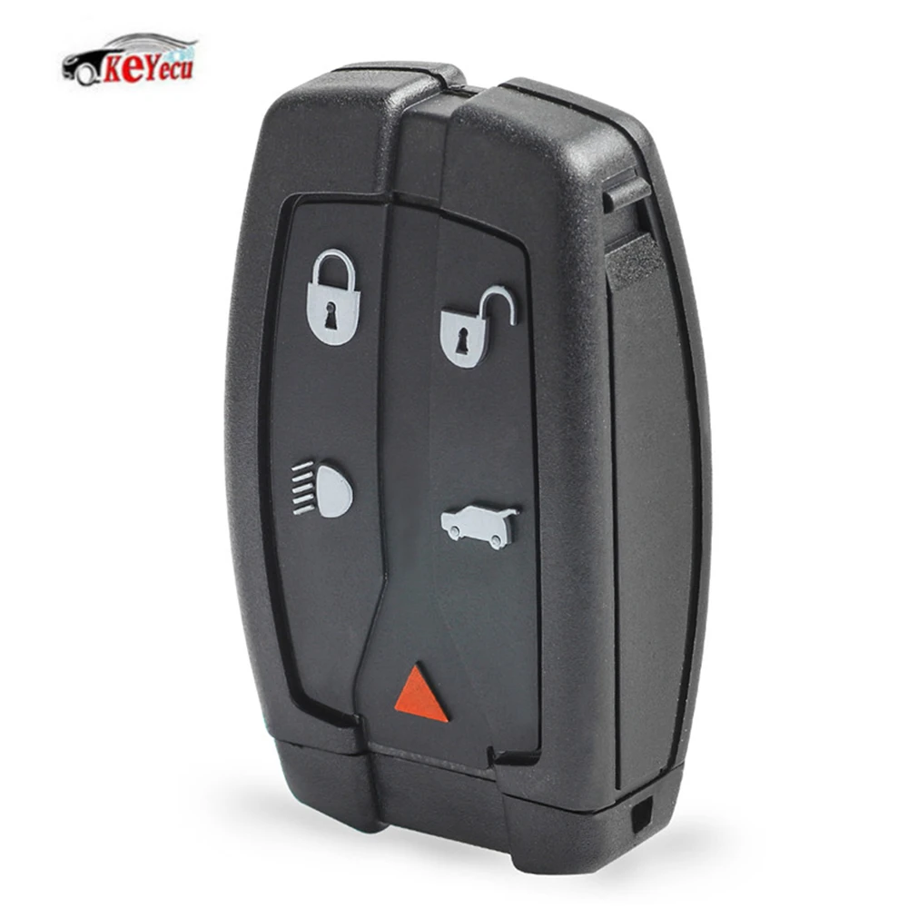 Online KEYECU Smart Remote Key Fob 5 Buttons 315MHz 433MHz with ID46 Chip for Land Rover freelander 2 LR2 FCC ID NT8TX9 with small key