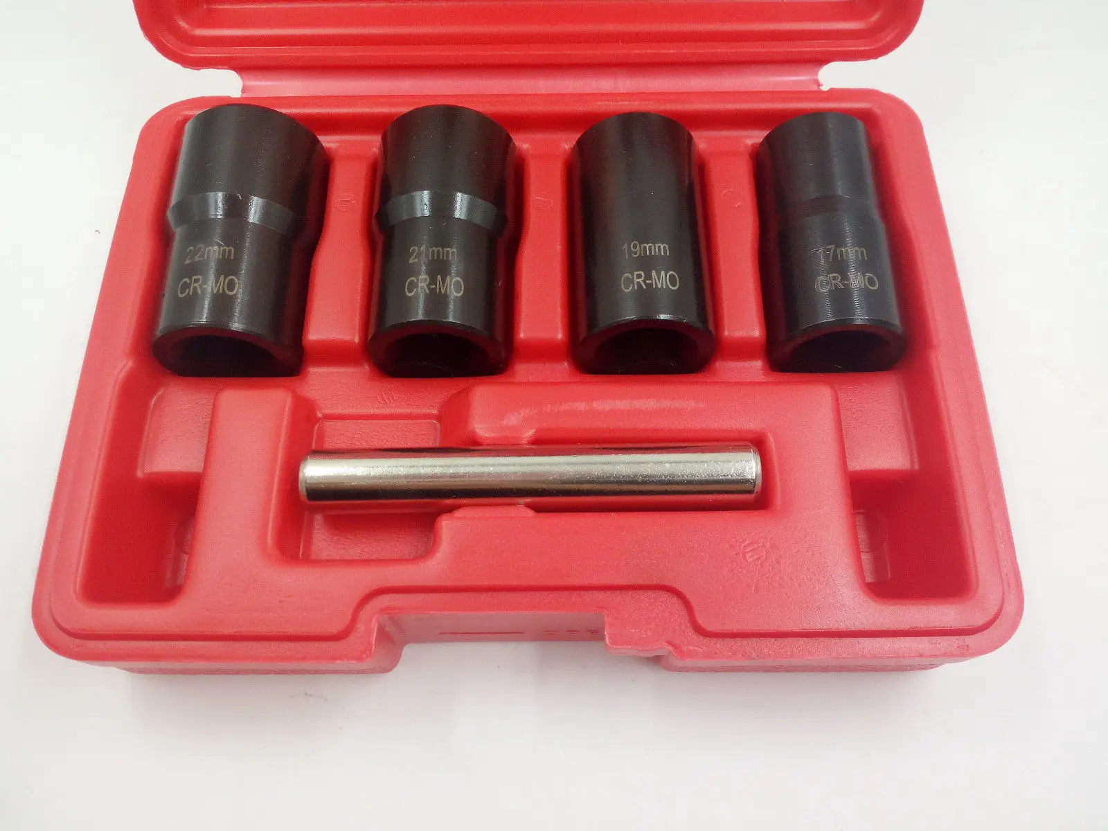 

EVERPOWER 5Pcs Twist Socket Set 4 Damaged Worn Lug Nut and Lock Remover Tool