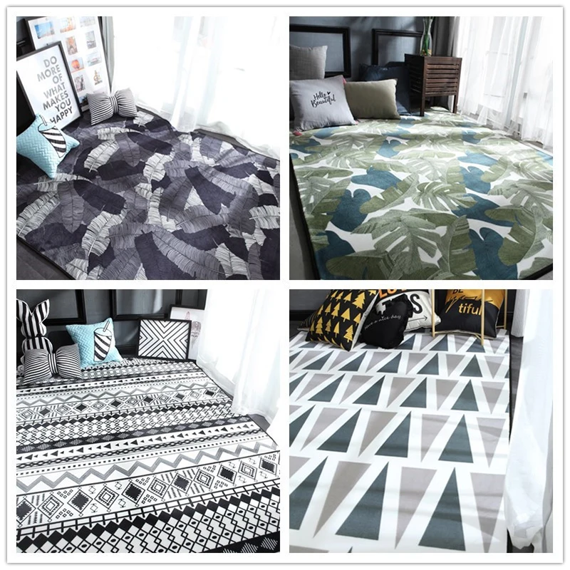 Многоразмерные ковры геометрической формы коврики для дверей Нескользящие напольные коврики мягкие декоративные ковры для гостиной детские коврики для ползания