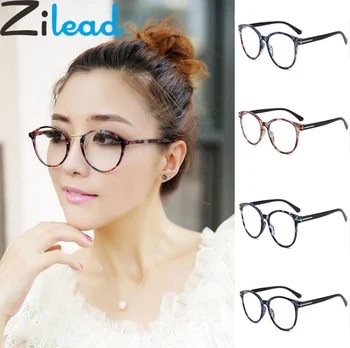 

Zilead Urltra-Light Reading Glasses Retro Round Floral Presbyopia Eyeglasses Myopic Lens Frame oculos de grau For Men Women