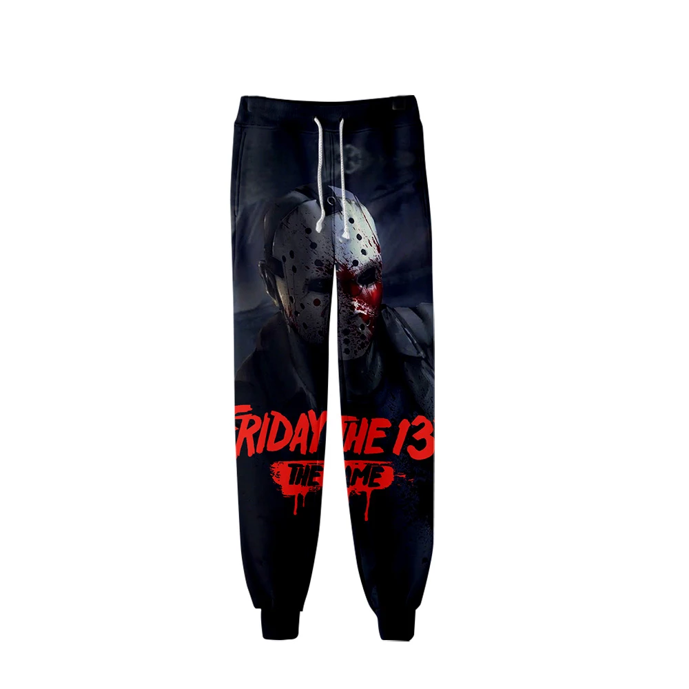 

3D Friday the 13th The Game 2019 HIP HOP FASHION Jogger Pants Casual Men and women styles Slim Hot Sale Leisure style Pants