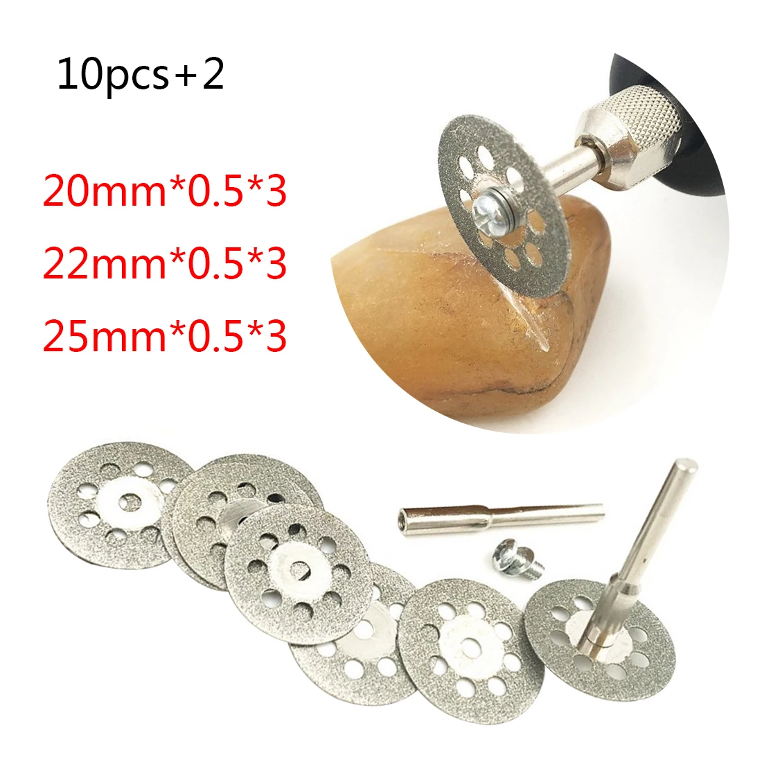 10pcs/5pcs Cutting Disc Dremel Diamond Grinding Wheel Saw Cutting