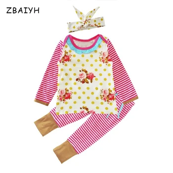 

Chinese New Year Infant Clothing Sets Baby Girls Basic Shirt+Pants+Headband Suits Cute Boutique Costume For Toddler Girl Clothes