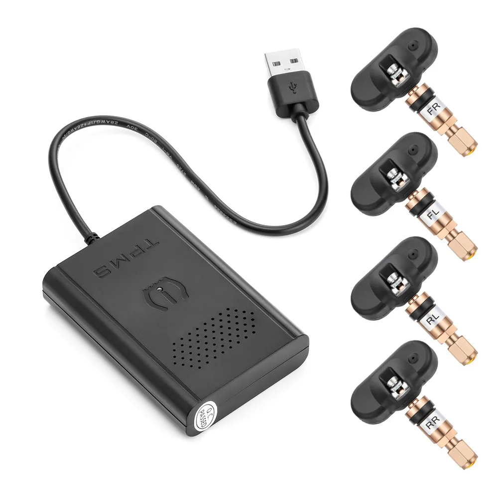 

USB Android TPMS tire pressure monitor/Android navigation tire pressure monitoring alarm system/wireless transmission TPMS