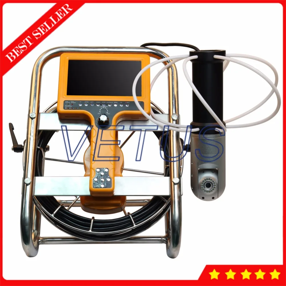 

VT-140R 40m 360 Degree Rotation Camera DVR cctv snake Chimney Inspection Camera with Industrial stove inspection video recording