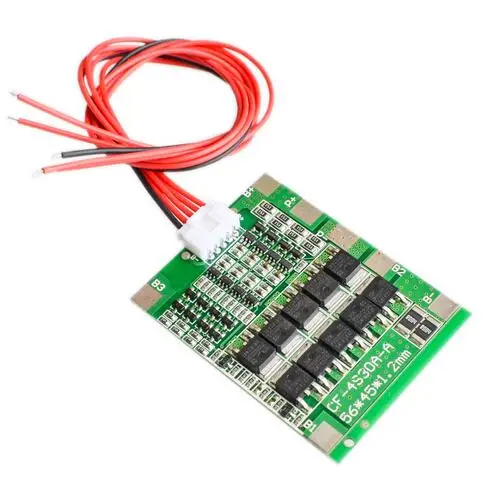 

4S 30A 14.8V Li-ion Lithium 18650 Battery BMS Packs PCB Protection Board Balance Integrated Circuits 45x56mm Electronic Board